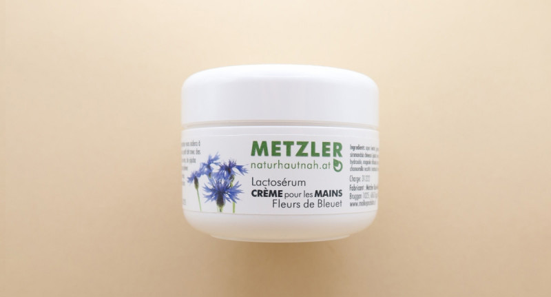 Crème pour les mains aux bleuets