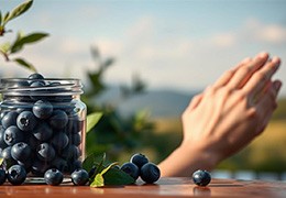 Crème pour les mains aux bleuets